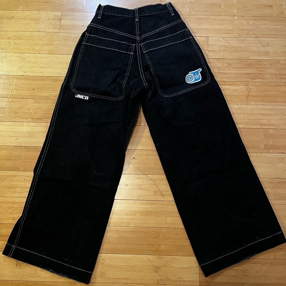 JNCO 26” Twin Cannon Black Jeans